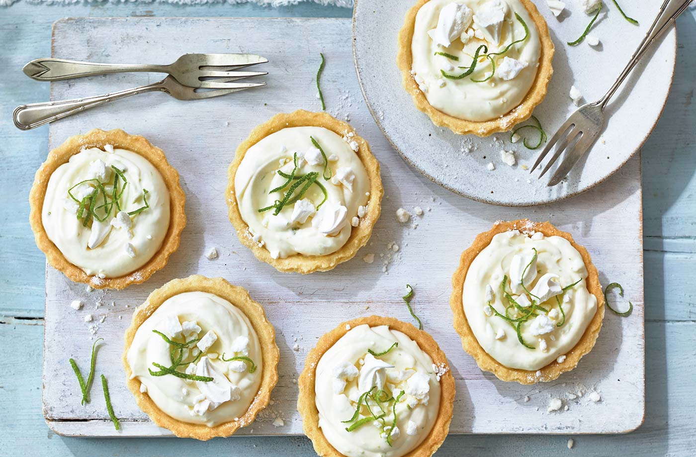 Mini lime meringue tarts recipe