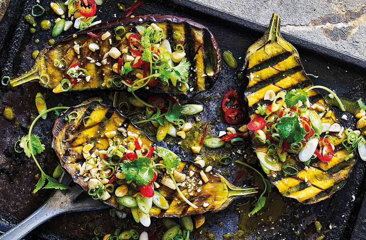 Barbecue miso aubergine recipe