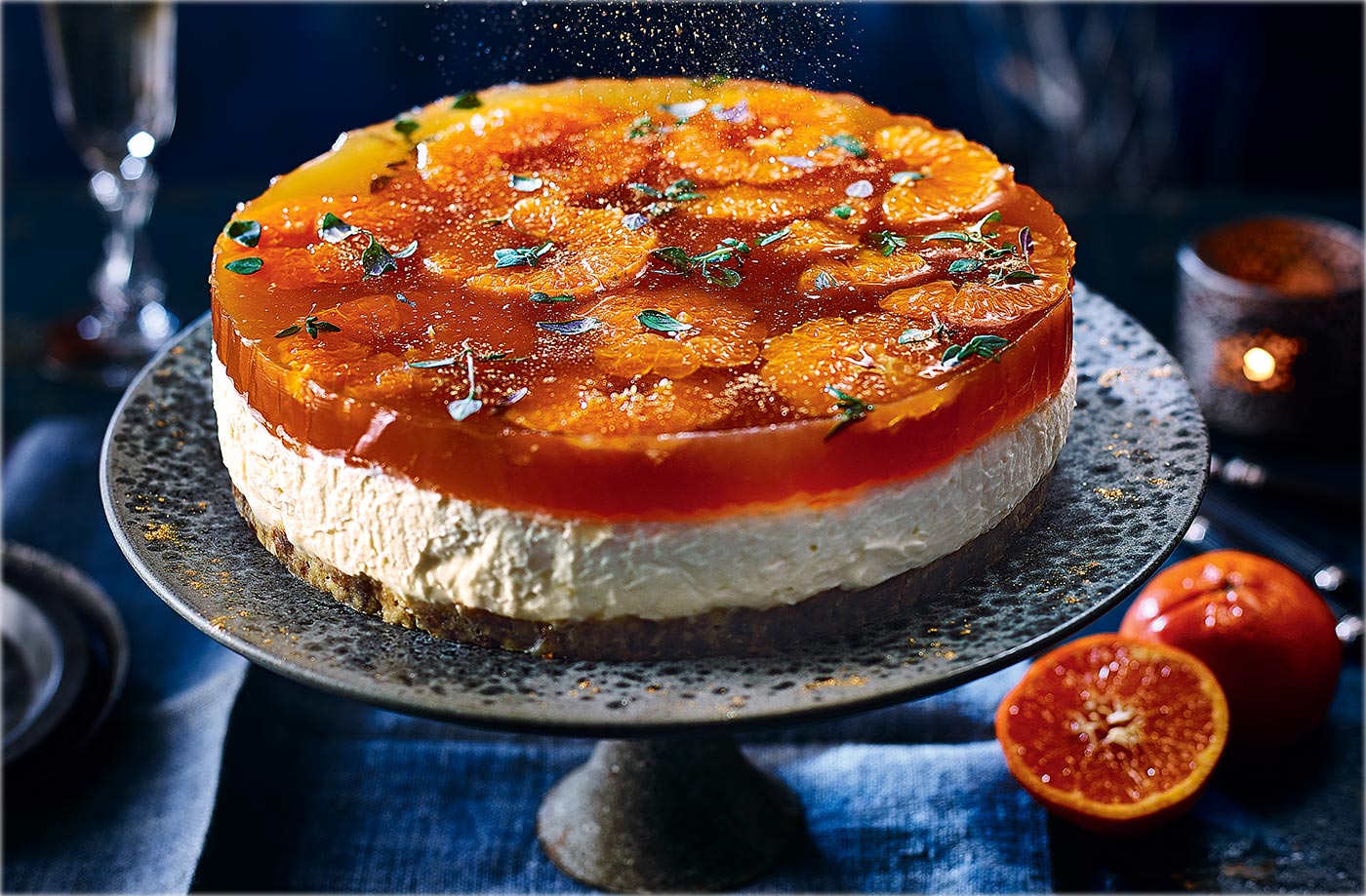 Mulled white wine cheesecake recipe