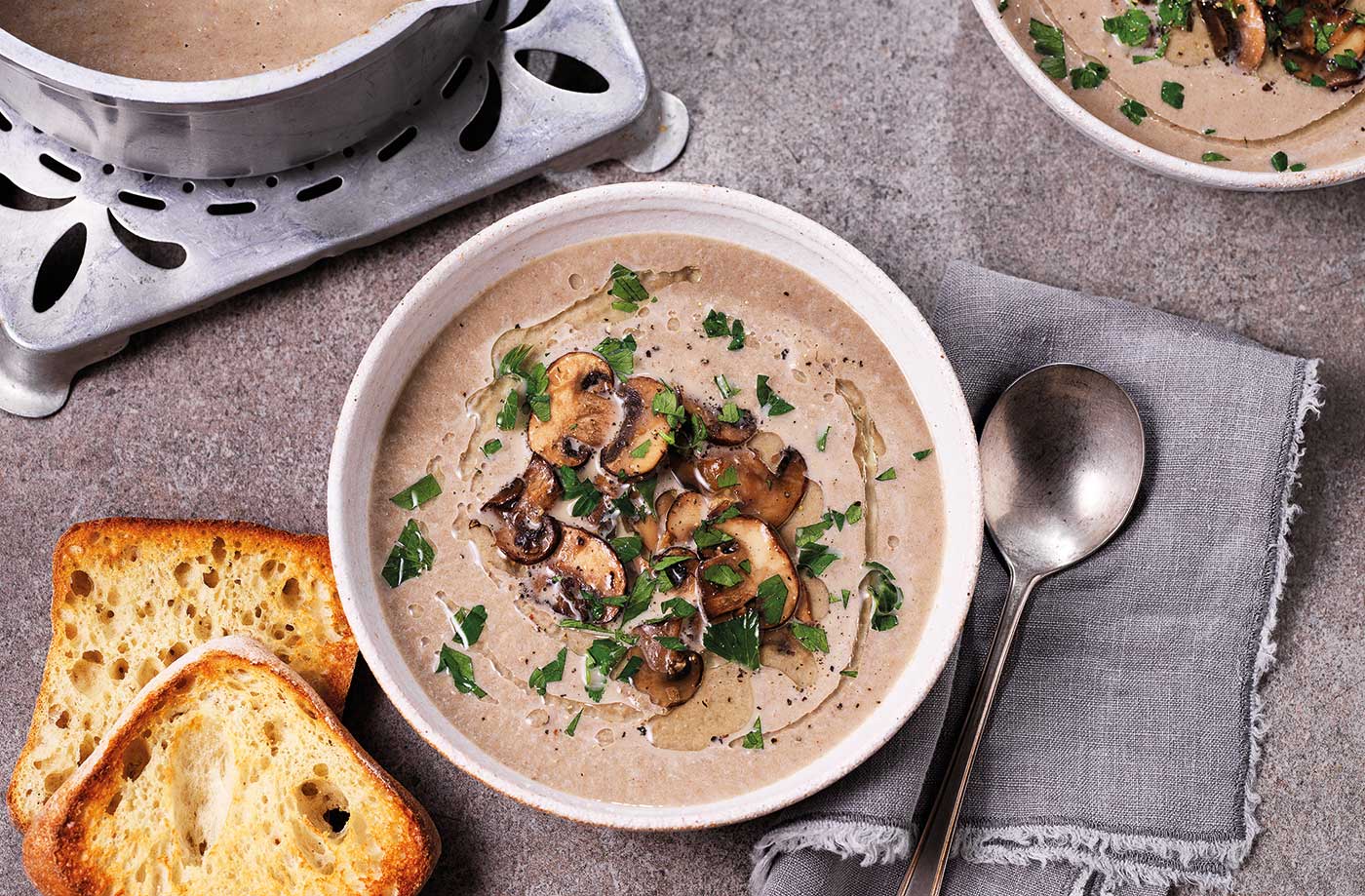 Easy mushroom soup recipe