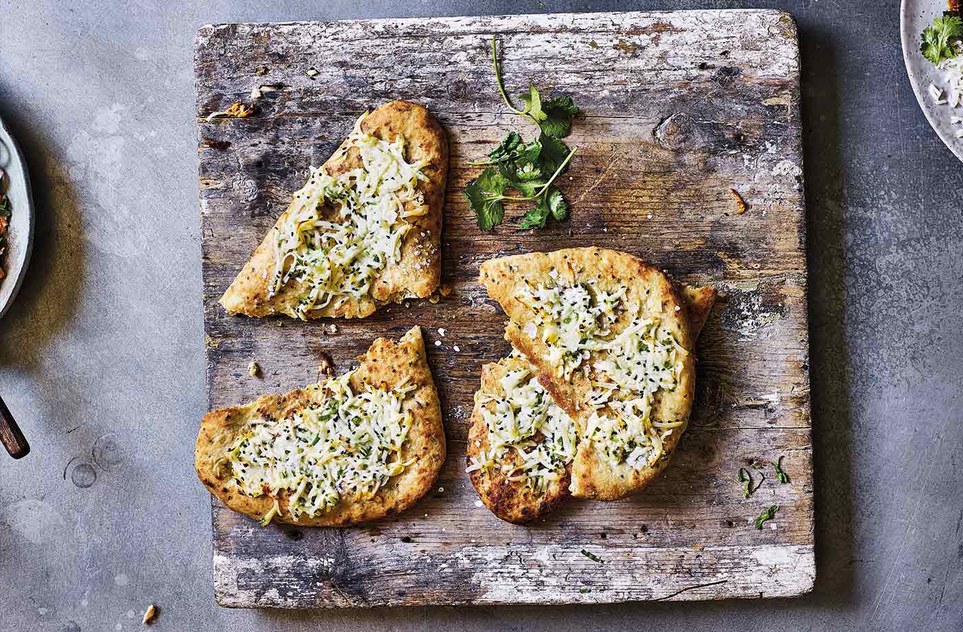 Paneer and chilli naans recipe