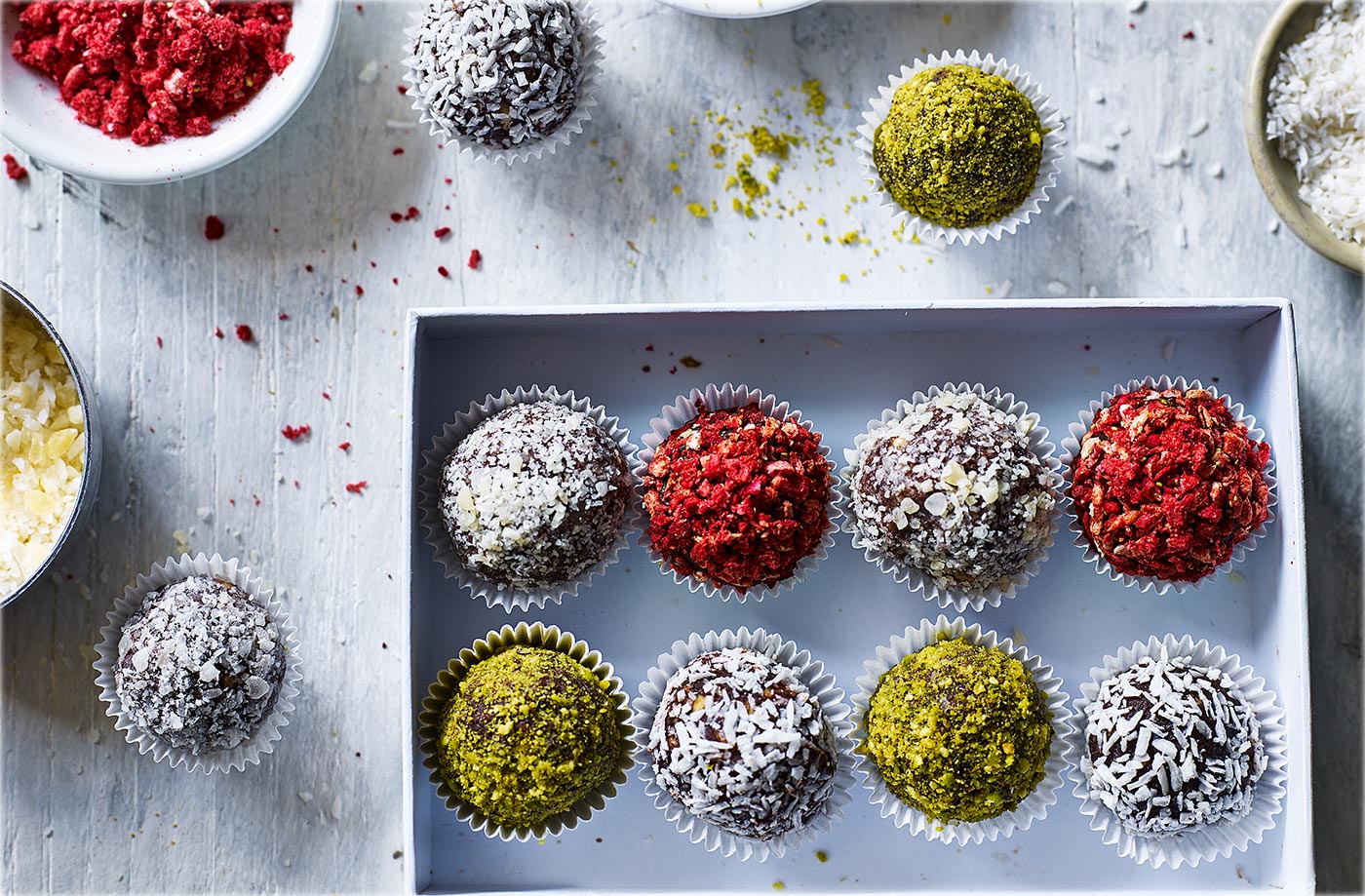 Peanut butter truffle selection recipe