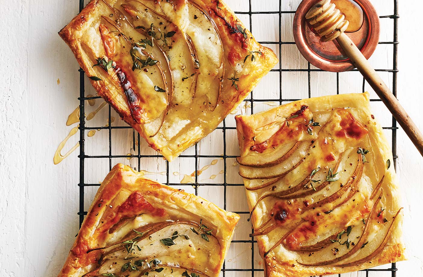 Pear and cheese tarts recipe