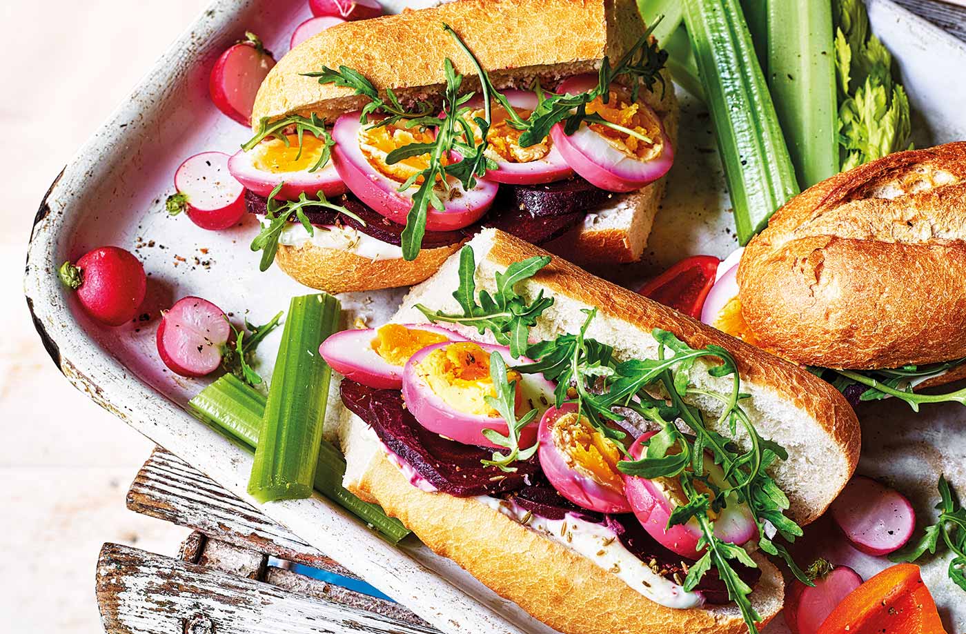Pickled egg sandwich recipe