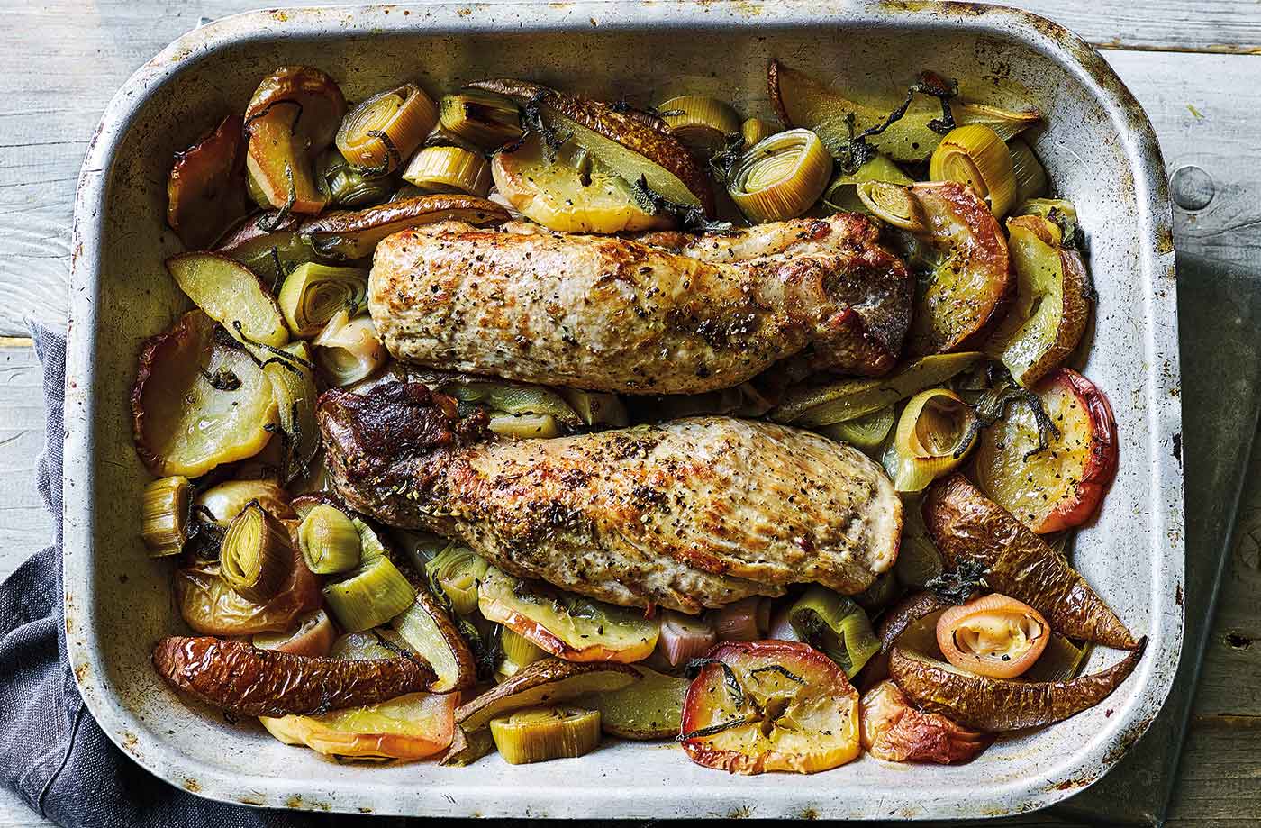 Pork with pear and cider recipe