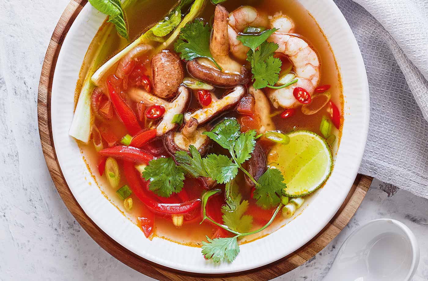 Prawn tom yum soup recipe