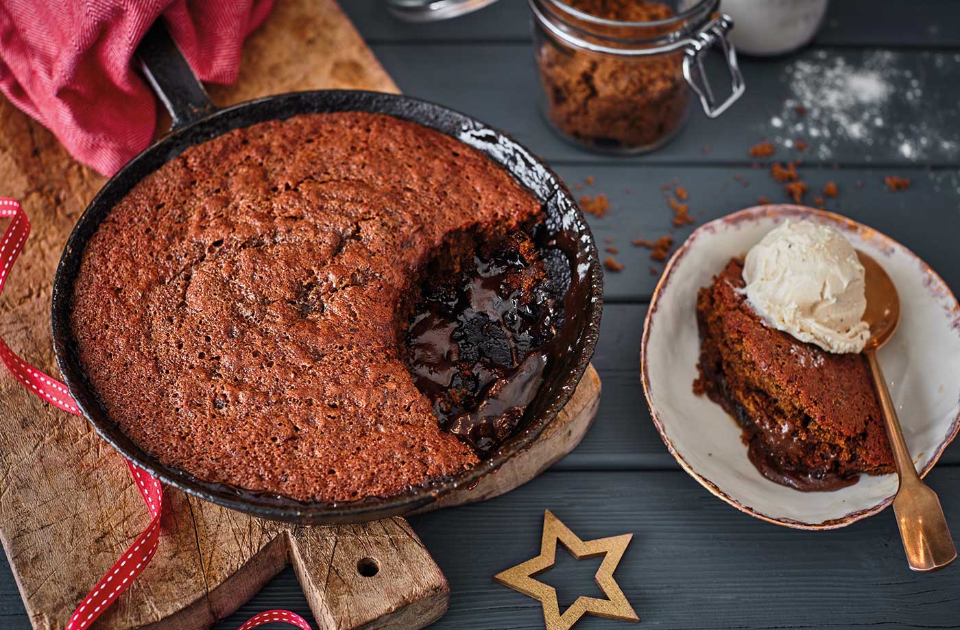 Self-saucing date and caramel pudding recipe