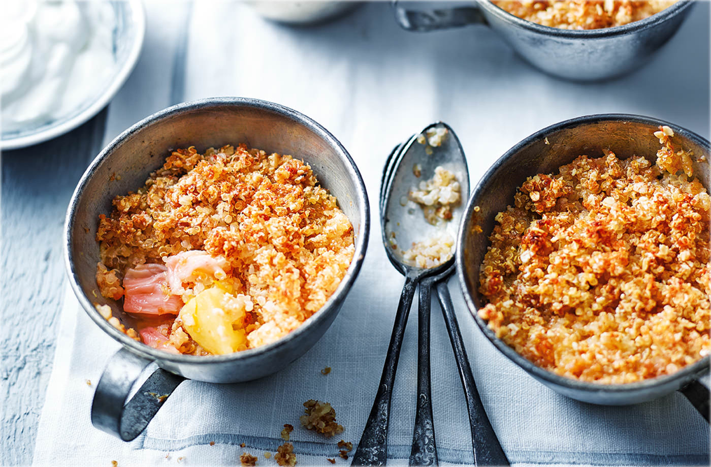 Fruity quinoa crumble recipe