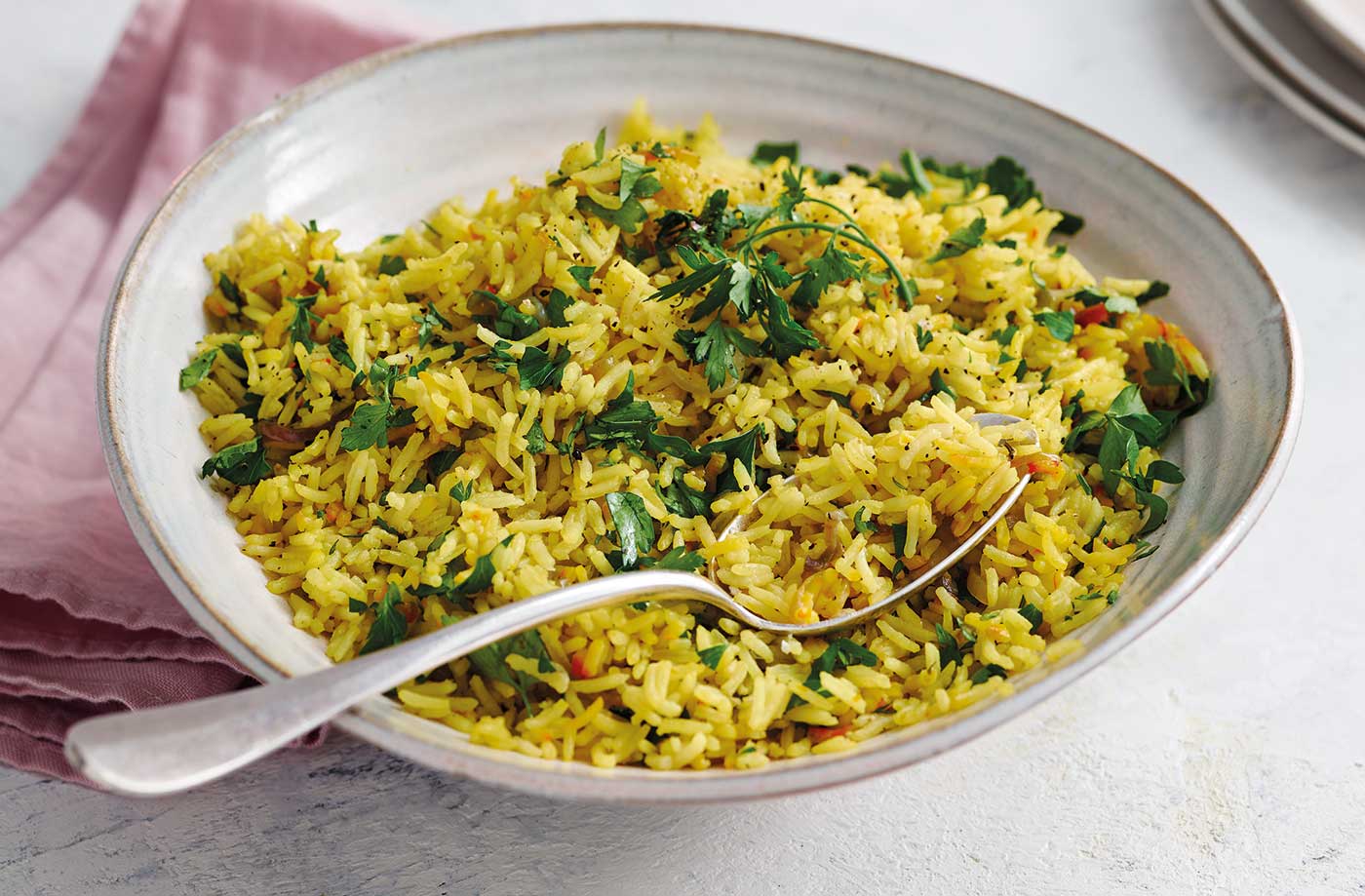 Saffron pilaf recipe