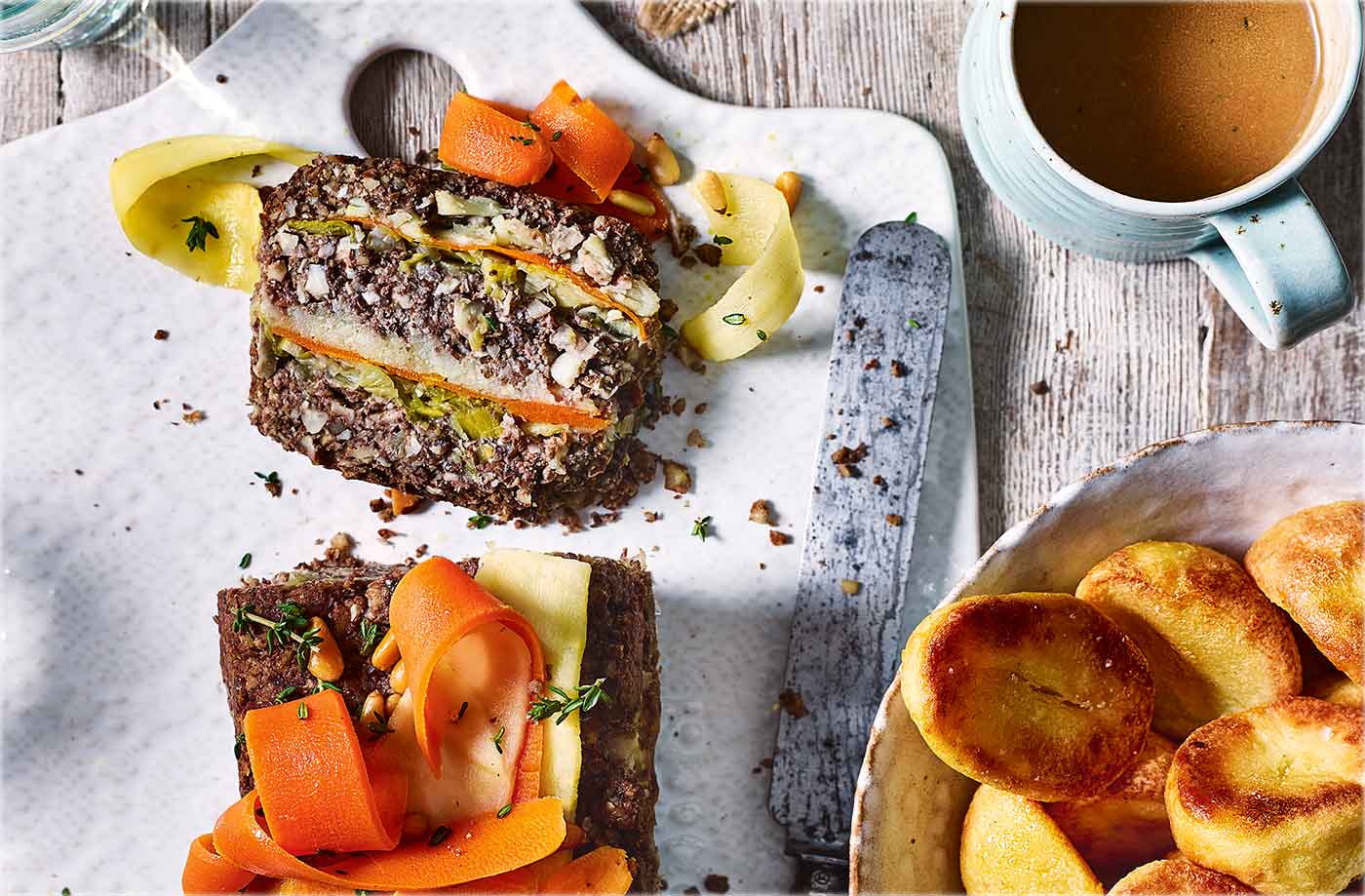 Savoury carrot and parsnip cake recipe