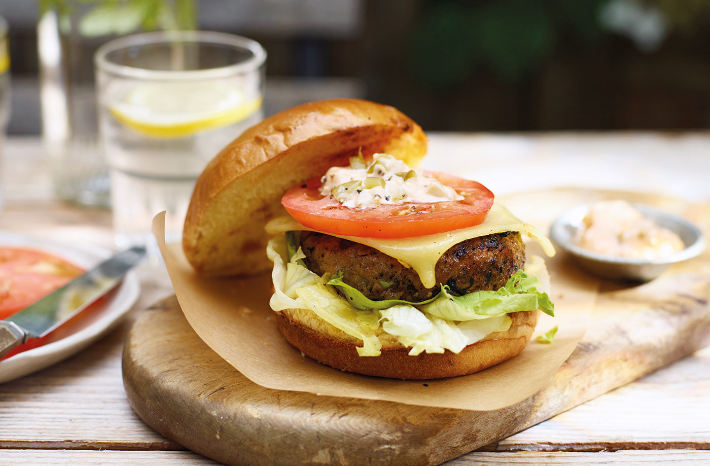 Secret veg cheeseburger recipe