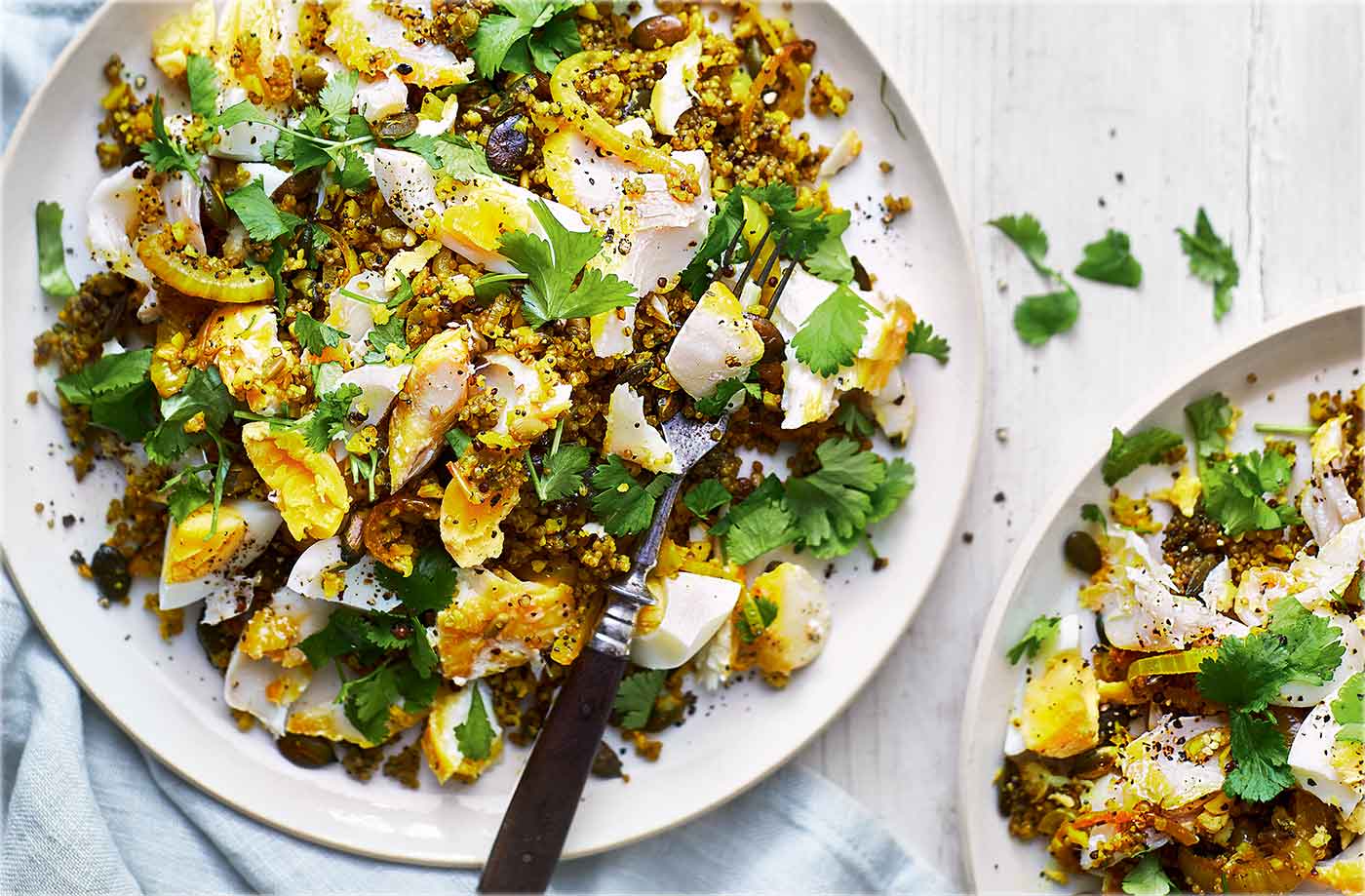 Seed and grain kedgeree recipe