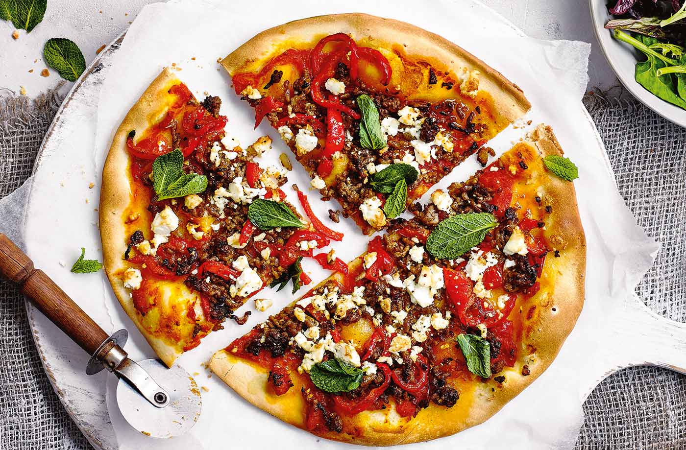 Speedy Turkish pizzas recipe