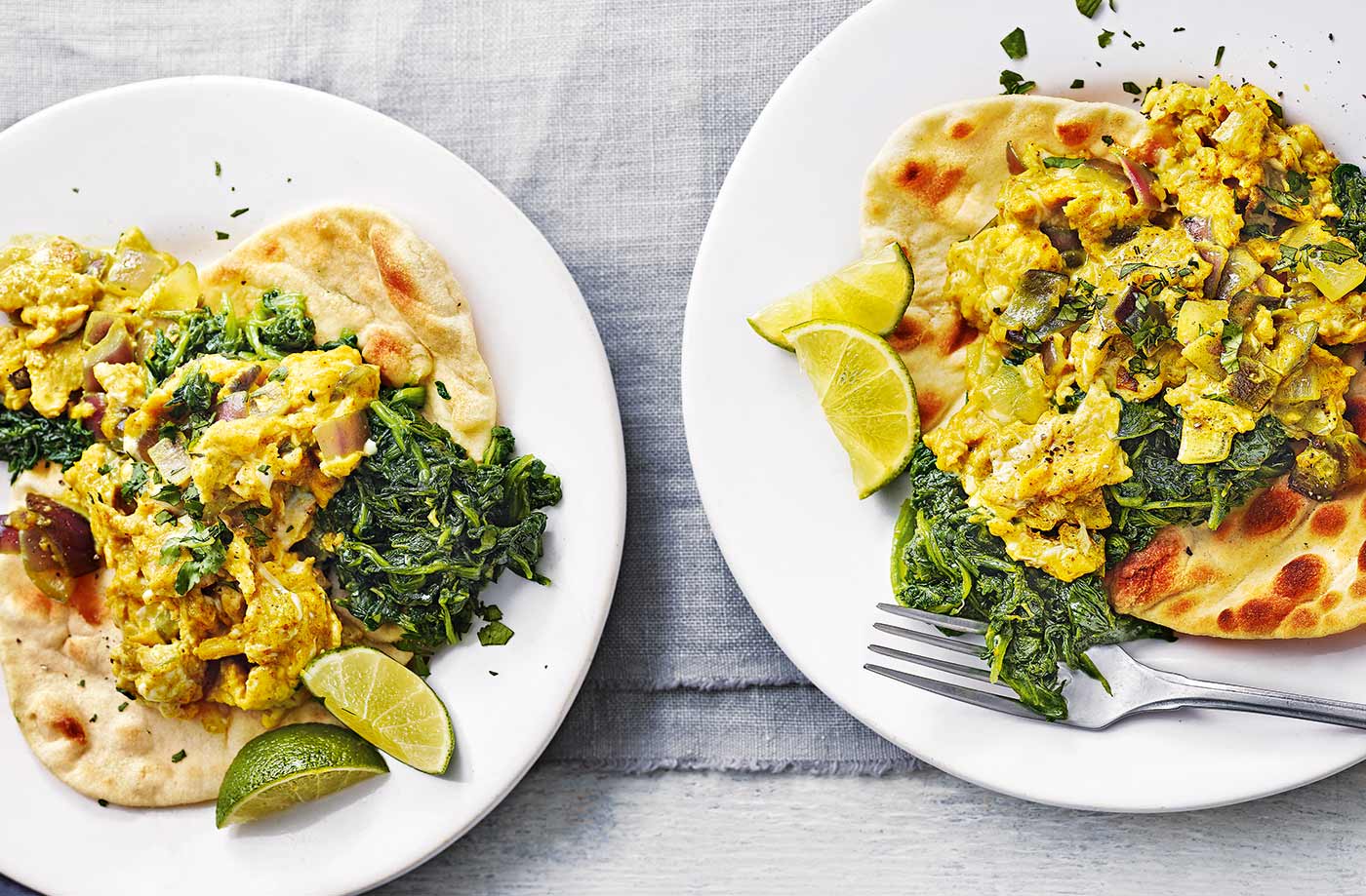 Spiced scrambled eggs recipe