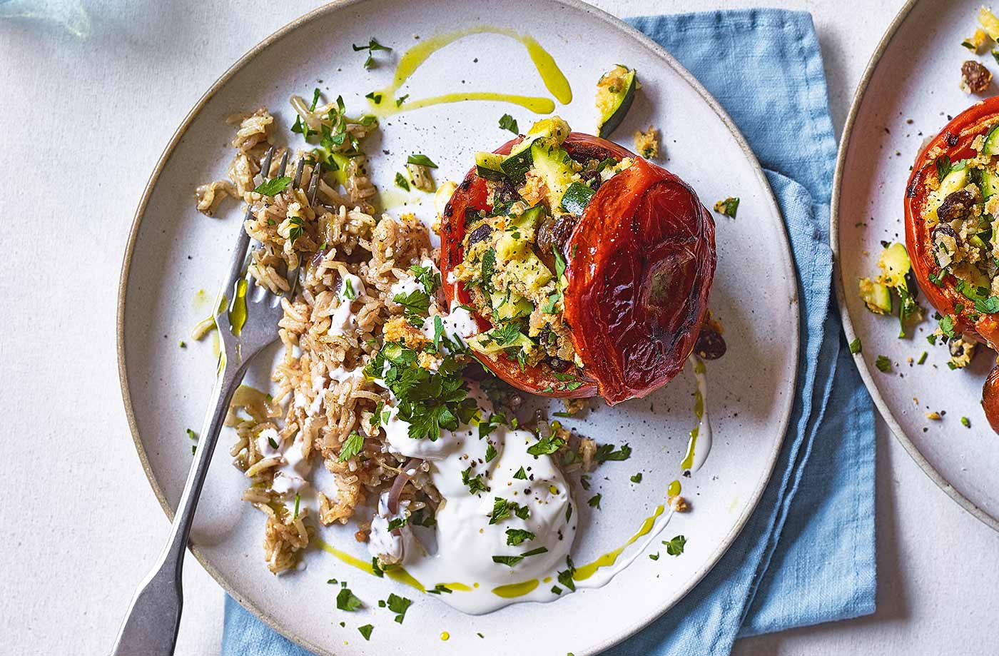 Spiced stuffed tomatoes recipe