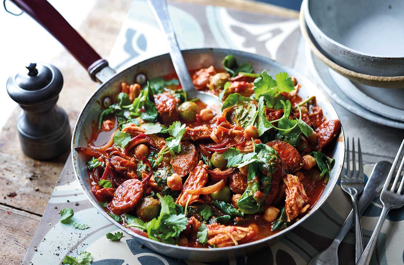 Spicy North African turkey stew recipe