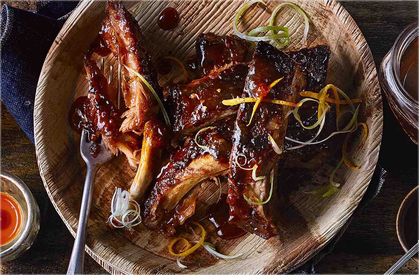 Sticky marmalade ribs recipe