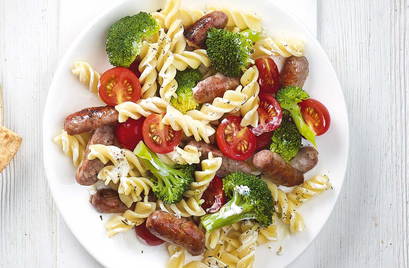 'Tiny tree' and sausage pasta recipe