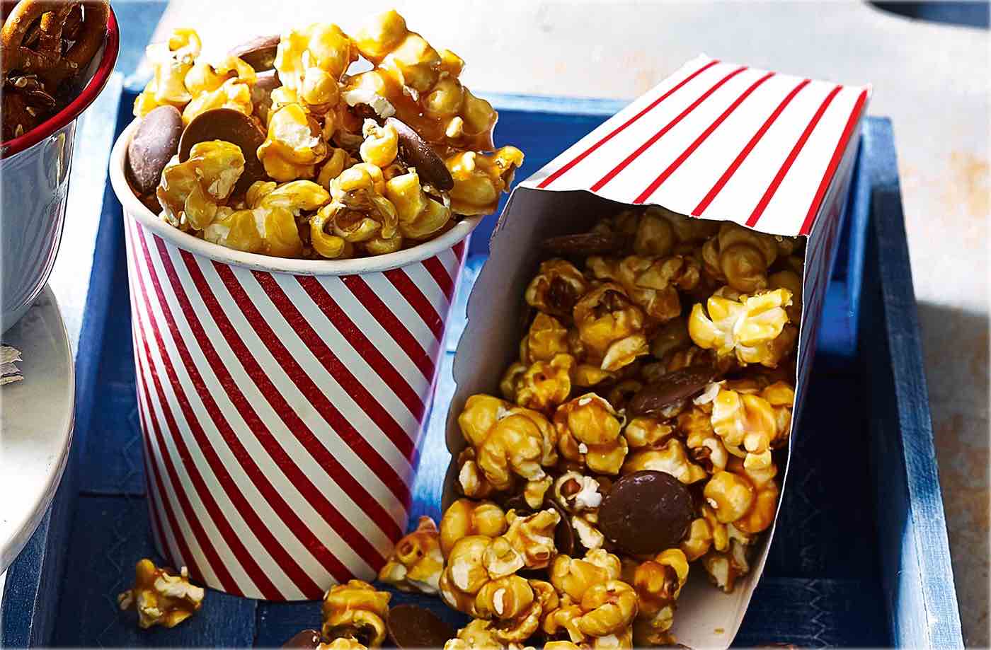 Cinder toffee and chocolate popcorn recipe