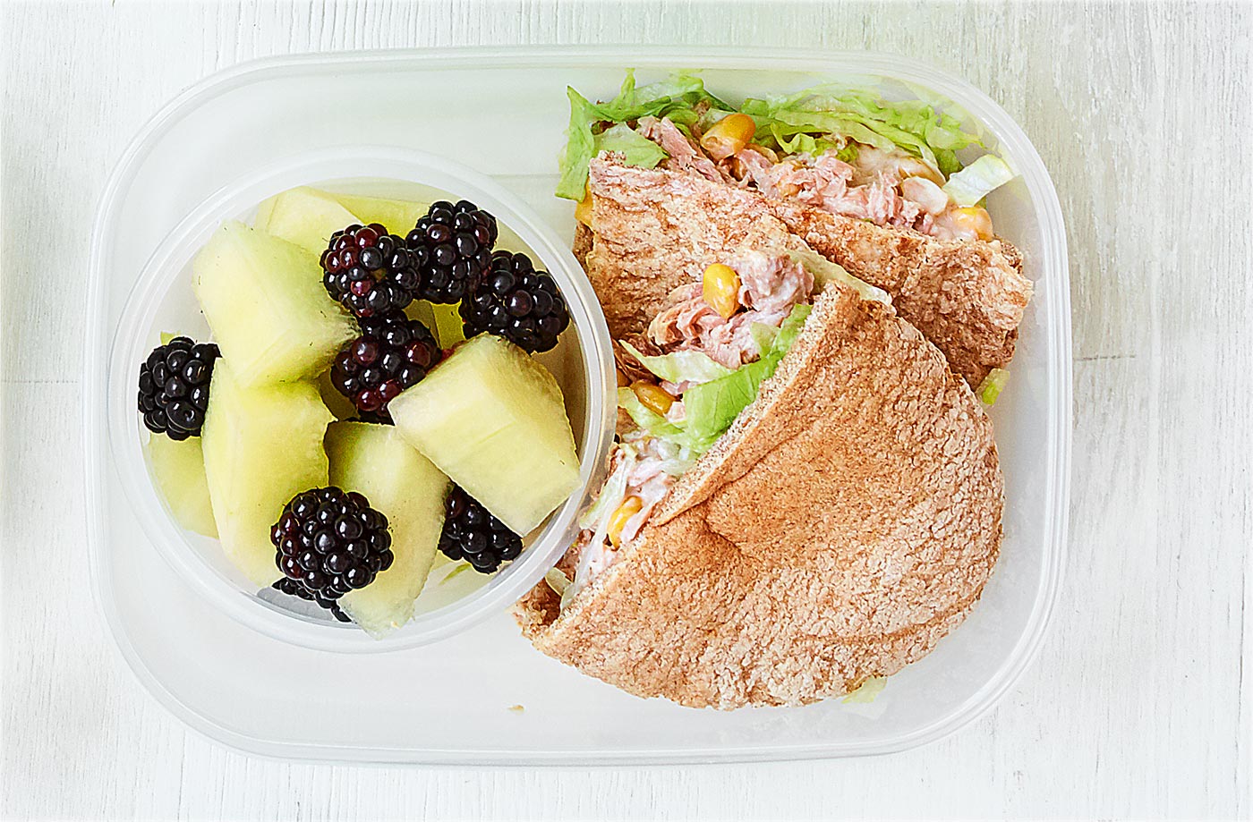 Tuna mayo pitta recipe