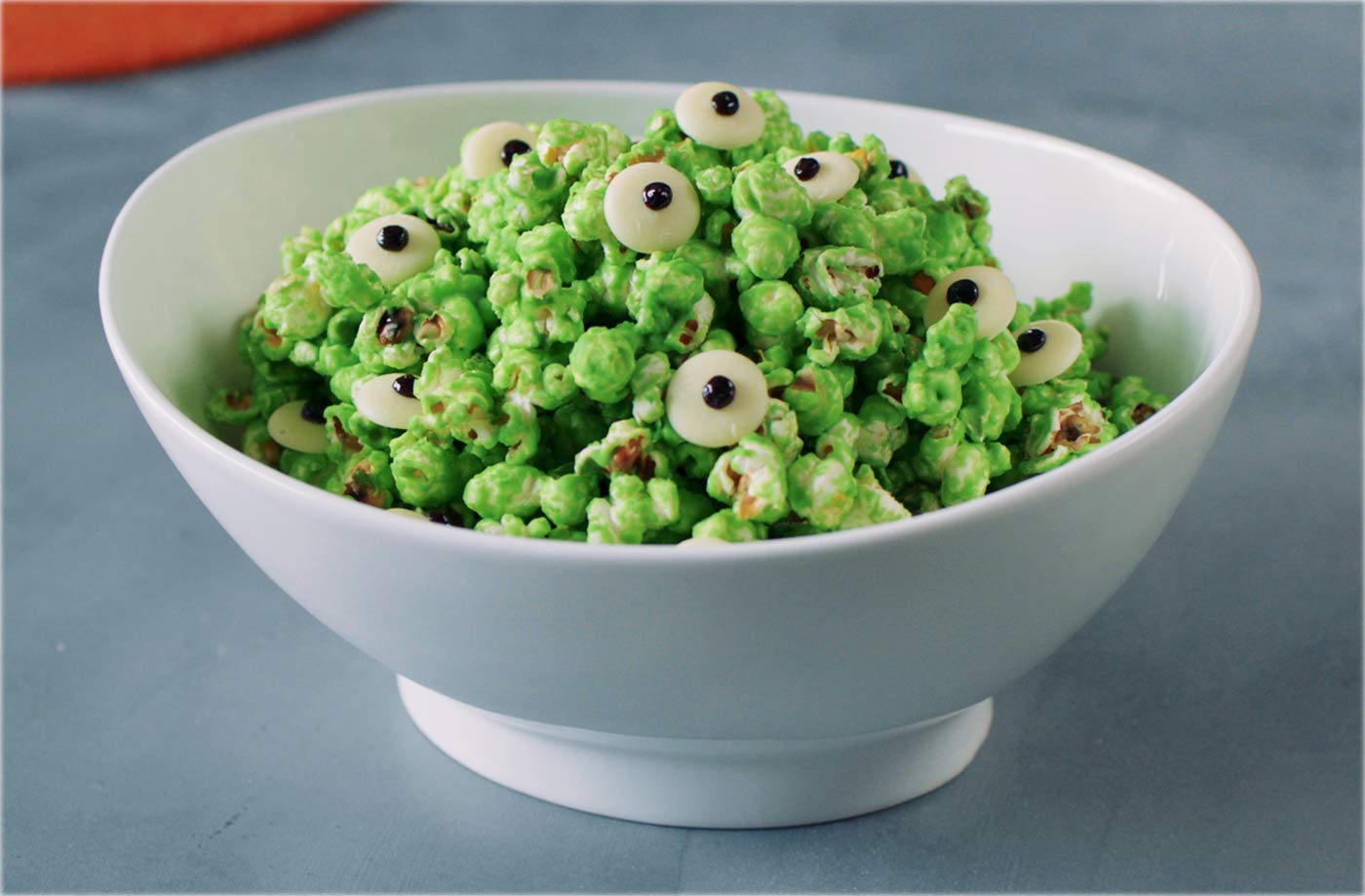 Slimy Halloween popcorn recipe