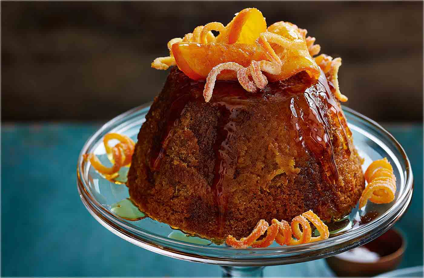 Orange, clove and ginger treacle sponge recipe