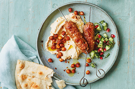 Mango chutney doesn't have to just be a condiment served on the side. In this vibrant dish, mango chutney adds fruity sweetness to grilled lamb koftas