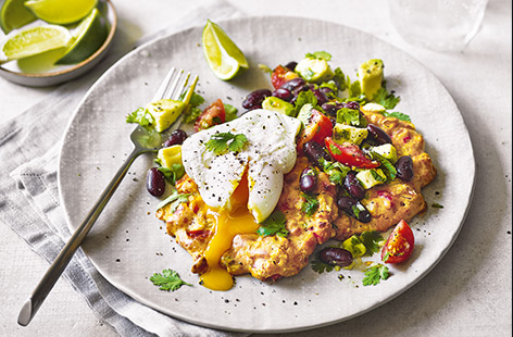 Packed with zingy spring onion, sweet red pepper and smoky paprika, these vegetarian sweetcorn fritters celebrate the fresh flavours of Mexican cuisine