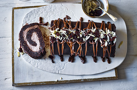 This decadent pudding is vegan, dairy- and gluten-free, so everyone can get stuck in