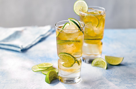 With stormy dark rum and lashings of lime, this zesty rum cocktail is perfect for summer parties