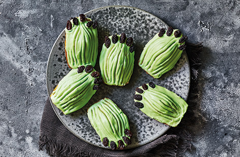 These slimy green Franken-feet are the perfect sweet treats for your Halloween party