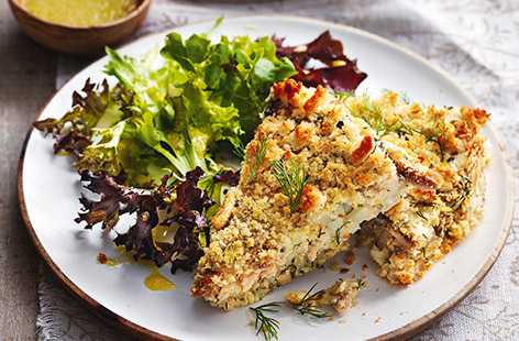 The whole family will love this delicious giant fishcake and, by making the most of storecupboard ingredients, it costs just £4 to make!