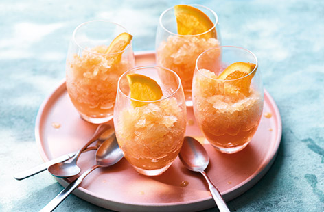 It’s not just for an Aperol spritz – put your bottle of Aperol to good use in this icy Aperol, orange and prosecco granita recipe. Strictly for grown-ups, this easy cocktail-inspired dessert is perfect for summer special occasions.