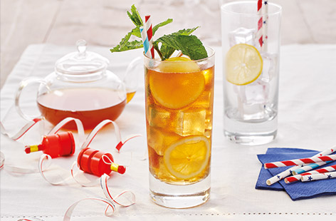 Keep drinking tea all through hot summer days with this refreshing Earl Grey iced tea recipe. This elegant summer drink is super easy to make and adds pretty lemon ice cubes for an extra flourish – make a big jug to enjoy all day.