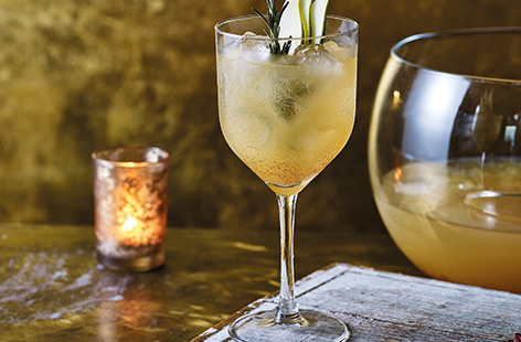 Inspired by classic French flavours, this pear and brandy cocktail makes a great Christmas punch