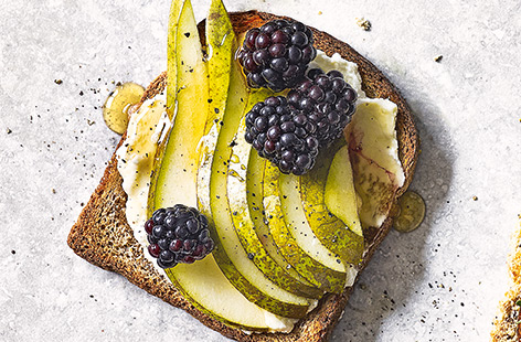 This delicious toast topper idea makes the most of the classic pear and ricotta flavour duo