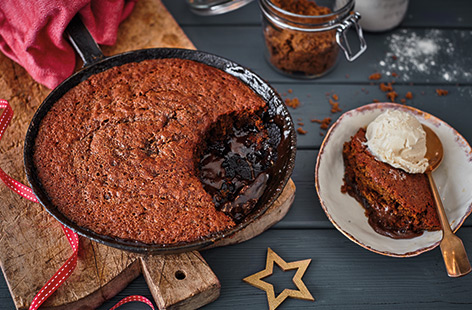 Self-saucing puddings are no typical bake – they rely on a bit of culinary magic to make the perfect pud. While the cake mixture rises, the sauce sinks to the bottom of the dish, creating a super moist sponge with a self-saucing effect when served