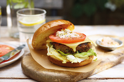 Add some extra veg to your next barbecue with these secret veg cheeseburgers. Using the veg-inclusions burgers is a simple shortcut to changing your classic burger recipe, all you need to do is layer up with salad and an easy burger sauce.