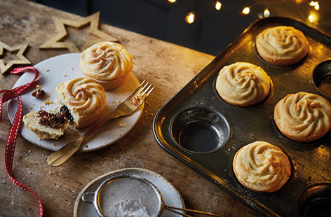 It wouldn’t be Christmas without mince pies, so this year why not try giving a classic mince pie recipe a fresh spin with a crumbly, buttery Viennese whirl topping.
