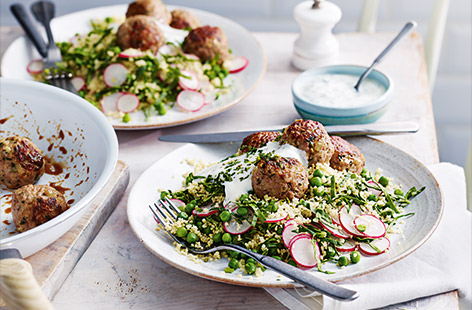 Try this meatball recipe with a difference for an easy family dinner idea