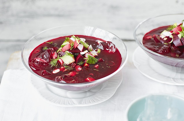 Chilled beetroot soup recipe