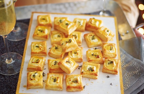These canapés are the perfect savoury bite for a New Year's Eve party. They take just 35 minutes to prepare and can be made well in advance, so you can focus on having fun with your guests