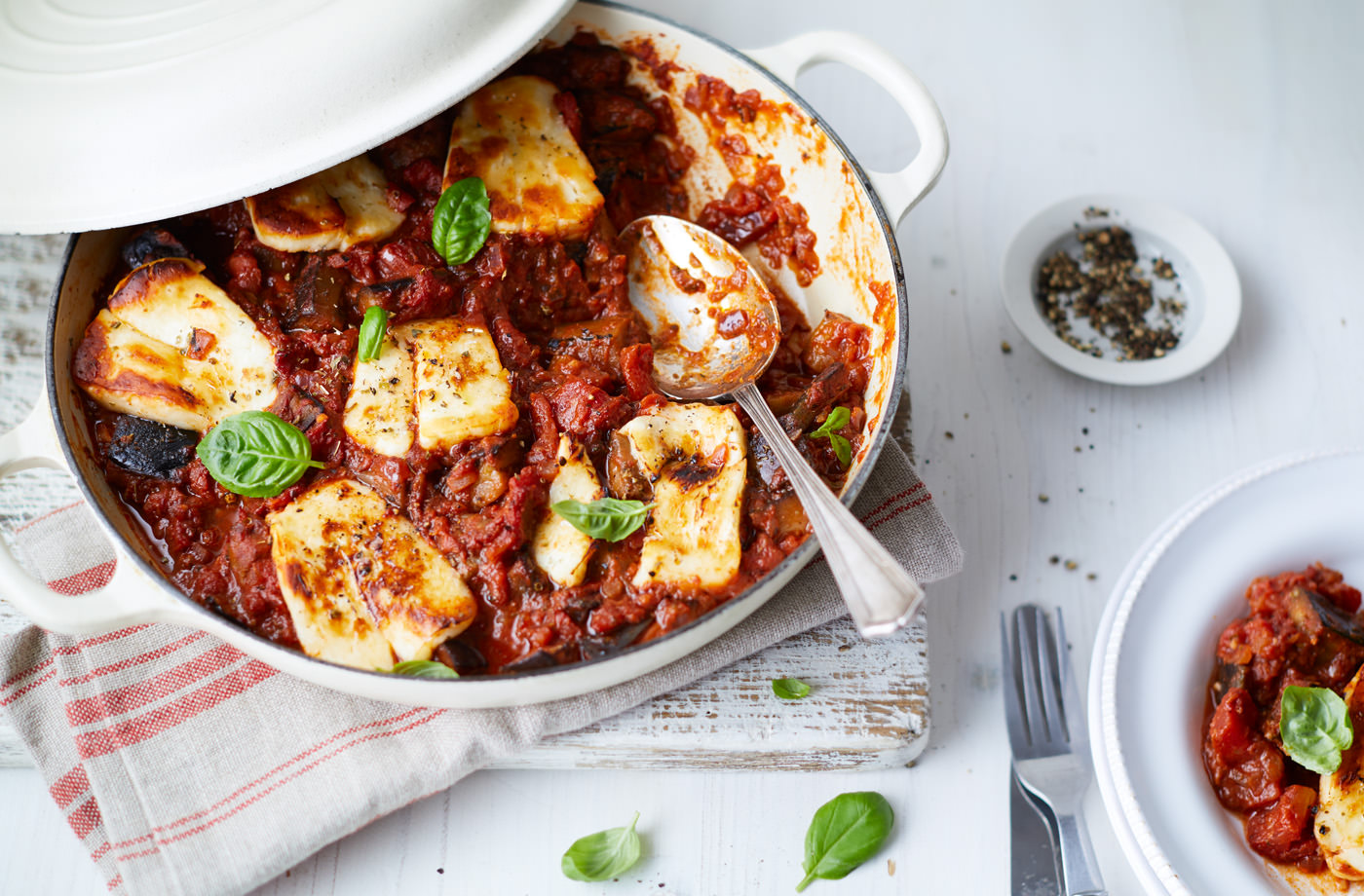 Halloumi bake recipe