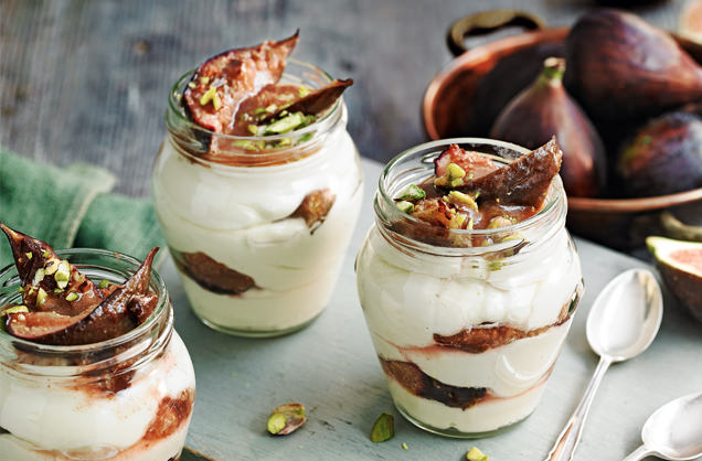 Baked fig fool recipe