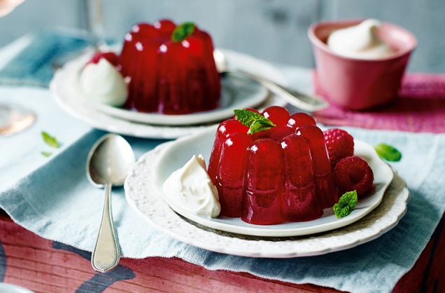 Raspberry and rose water jellies recipe