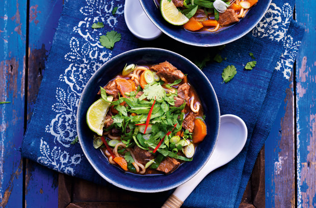 Asian beef noodle soup recipe