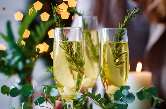 Pear and sherry sparkle recipe