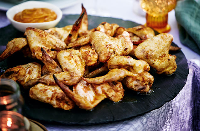 Chicken wings with smoked paprika mayo recipe