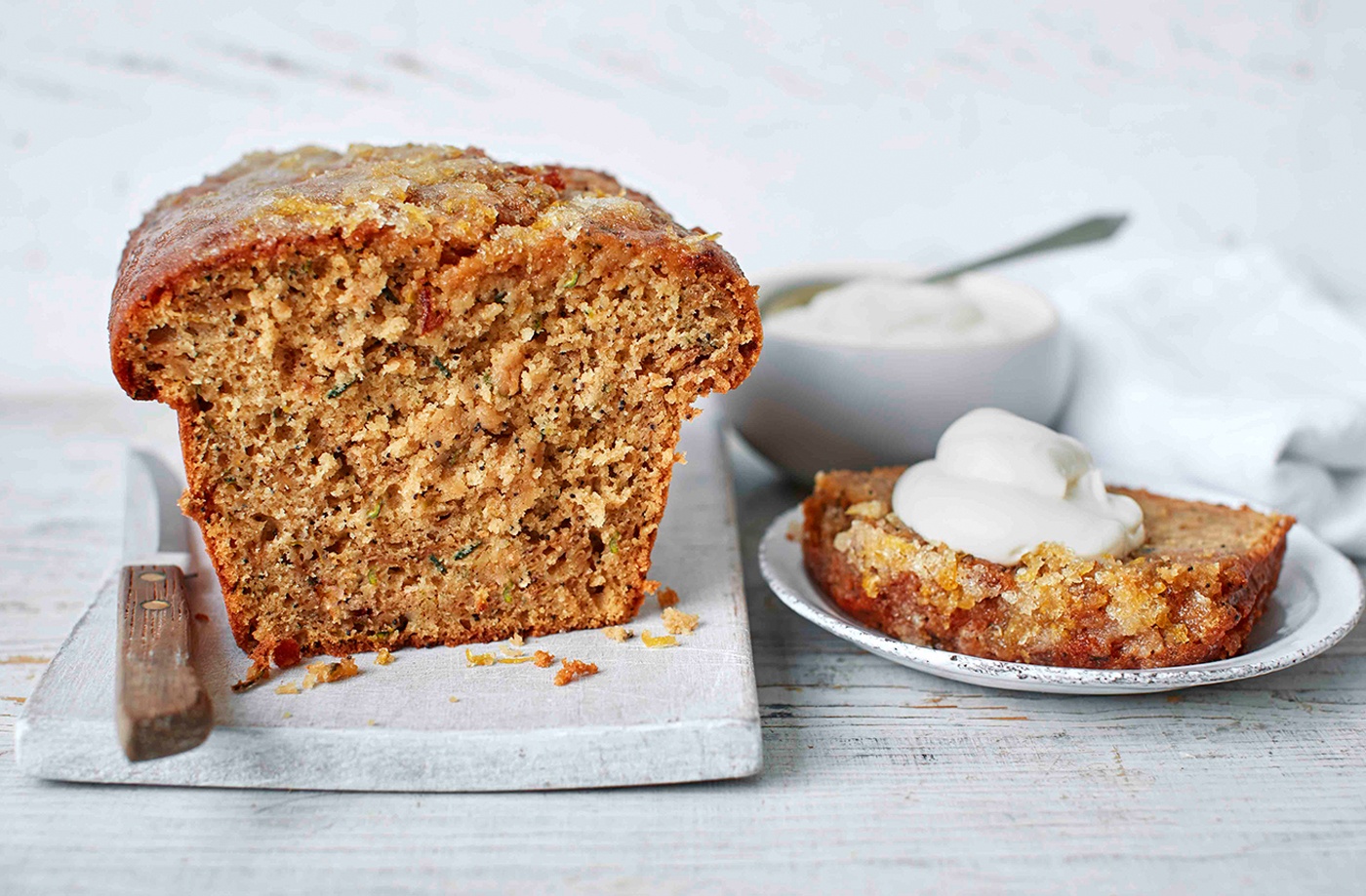 Courgette, lemon and poppy seed cake recipe
