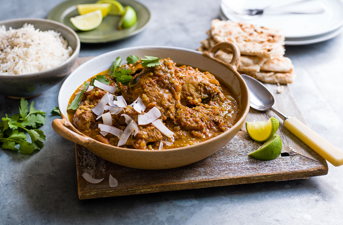 Slow-cooker south Indian chicken curry recipe